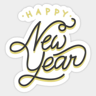 Happy New Year Sticker